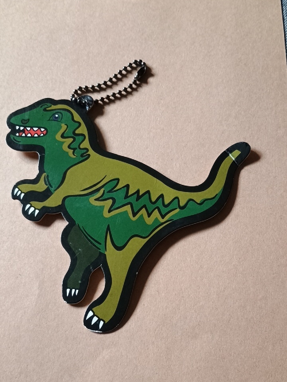Coach Rexy Gift Tag With Chain